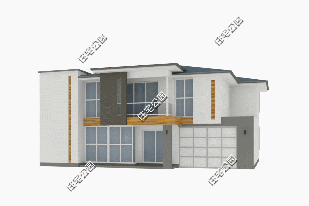 現(xiàn)代兩層農(nóng)村別墅設(shè)計圖，現(xiàn)代別墅太開放家里人接受不了！