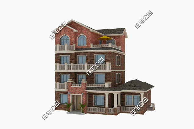 15X12米4層農(nóng)村別墅設(shè)計(jì)圖，可實(shí)現(xiàn)隔代居住，三世同堂不是夢(mèng)