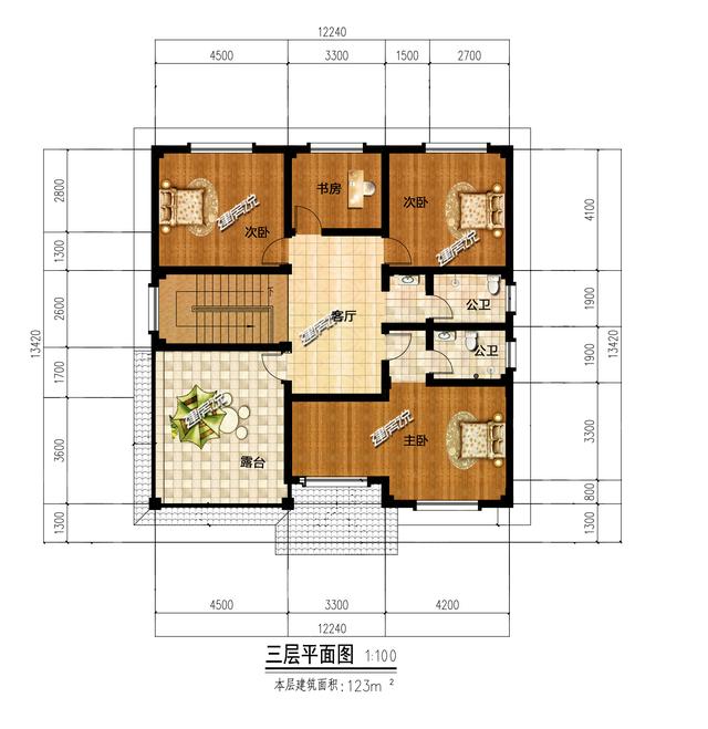 豪華歐式別墅設(shè)計(jì)圖，賺到了，花45萬建棟，等著門檻被踏爛