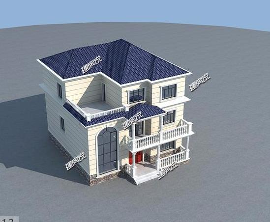 豪華歐式別墅設(shè)計(jì)圖，賺到了，花45萬建棟，等著門檻被踏爛