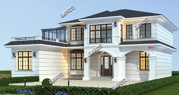 漂亮的二層歐式別墅設(shè)計(jì)圖，蓋在農(nóng)村沒(méi)人敢說(shuō)你土