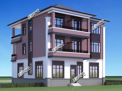 12x13.5米三層漂亮中式別墅設(shè)計圖，農(nóng)村建房首選中式，秒殺洋別墅