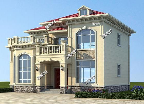 歐式大別墅設(shè)計(jì)圖，漂亮極了，花28萬建造，看了的人都說好