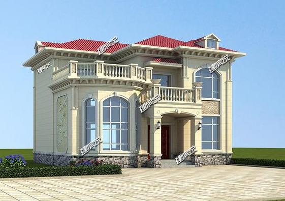 歐式大別墅設(shè)計(jì)圖，漂亮極了，花28萬建造，看了的人都說好