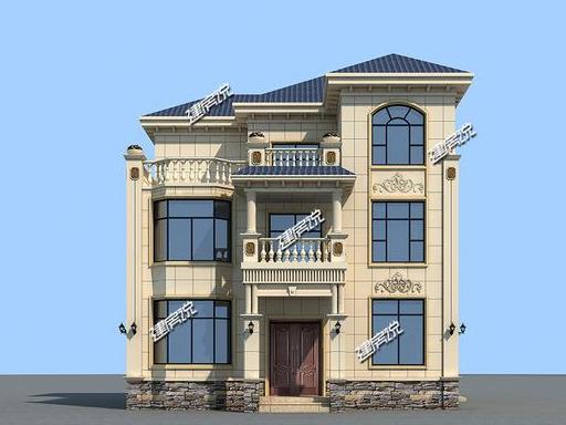 小占地豪宅設(shè)計圖，家有小宅基地，這樣建房豪華到爆，鄰居見了都說好