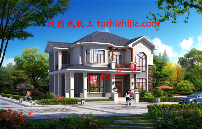 2019年12×10米農(nóng)村二層樓房設(shè)計(jì)圖，外觀優(yōu)雅，戶型合理