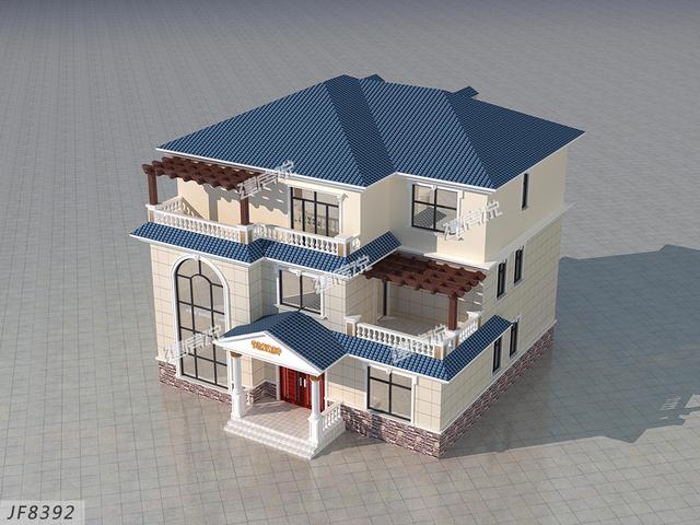 三層歐式別墅設(shè)計(jì)圖，漂亮又實(shí)用，這款戶型一直以來是深受大眾歡迎