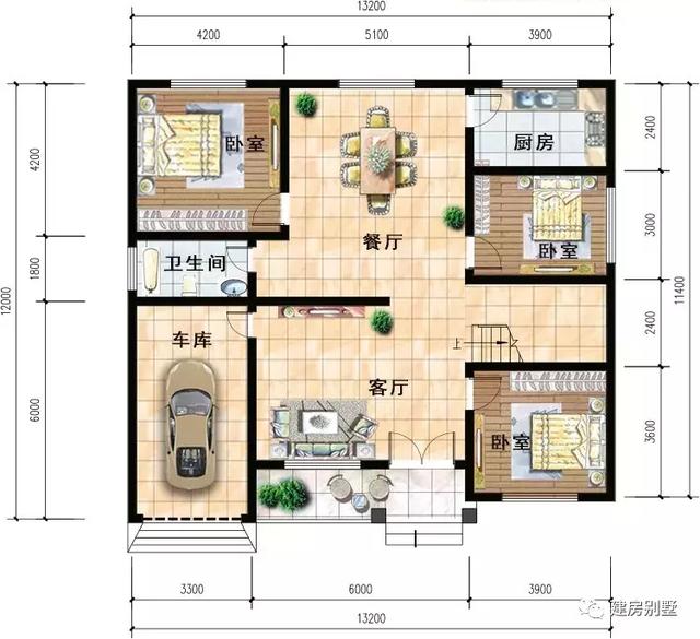 3棟一層自建房設(shè)計(jì)圖，造價(jià)經(jīng)濟(jì)又實(shí)用，戶型通透