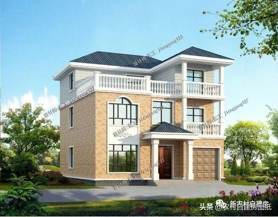 4款11×12米三層農(nóng)村別墅，第2款比較普通，但是卻勝在經(jīng)濟(jì)實(shí)用。