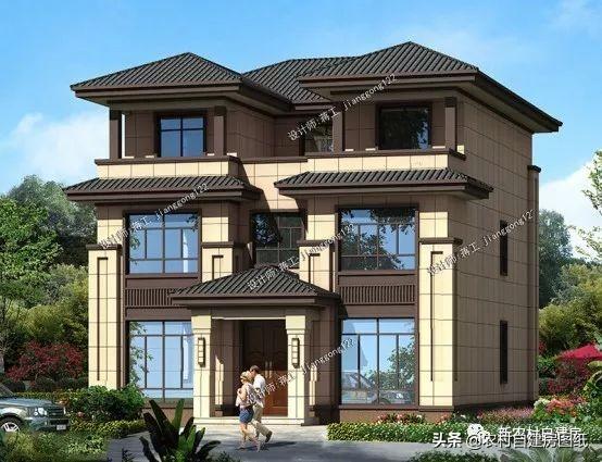 4款11×12米三層農(nóng)村別墅，第2款比較普通，但是卻勝在經(jīng)濟(jì)實(shí)用。