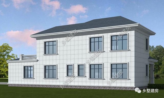 28萬(wàn)農(nóng)村二層歐式別墅，低調(diào)奢華上檔次，農(nóng)村建房必不可少！