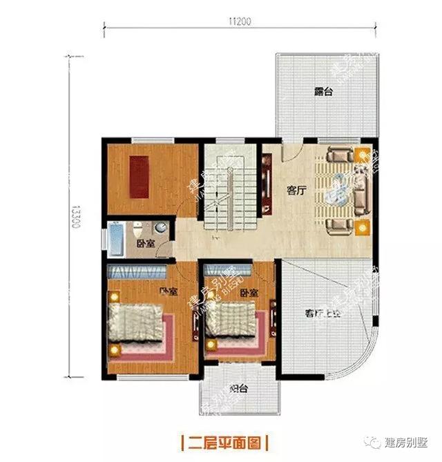 面寬相近的三套農(nóng)村別墅設(shè)計(jì)圖，不管建哪一棟，都很被人看好