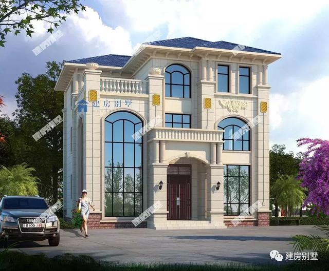 面寬相近的三套農(nóng)村別墅設(shè)計(jì)圖，不管建哪一棟，都很被人看好