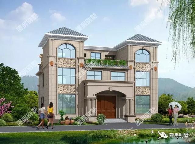 共用堂屋的兩款雙拼戶型設(shè)計圖，35萬建起，好像比建獨棟還要劃算呢。