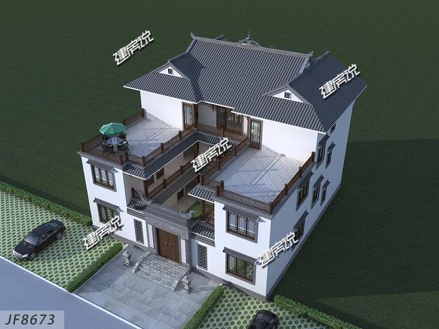 最受歡迎的中式經典四合院，70萬蓋一棟，享受山水田園的生活！