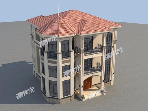 花60萬建的豪宅，在村里只能算是普通家庭，在村里還排不上名次。