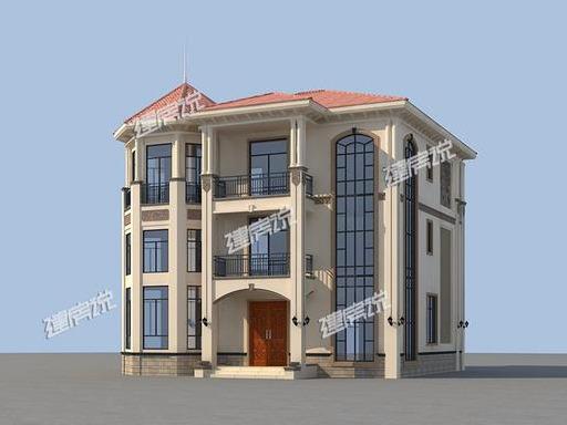 花60萬建的豪宅，在村里只能算是普通家庭，在村里還排不上名次。