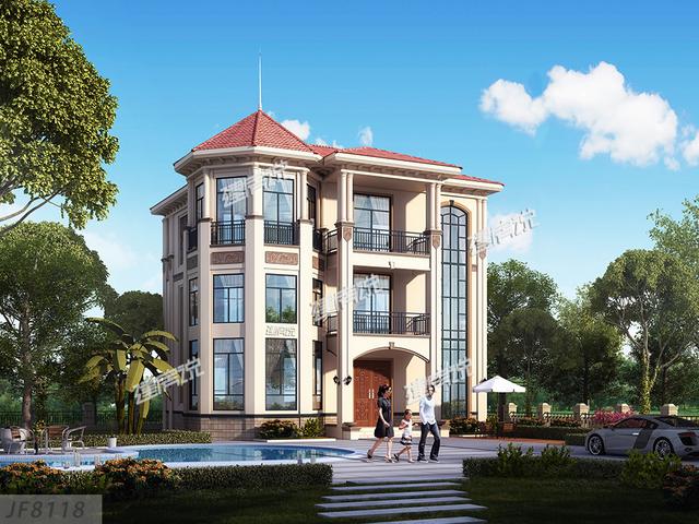 花60萬建的豪宅，在村里只能算是普通家庭，在村里還排不上名次。