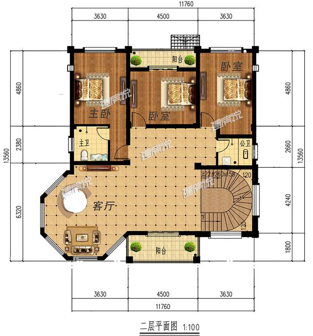 花60萬建的豪宅，在村里只能算是普通家庭，在村里還排不上名次。