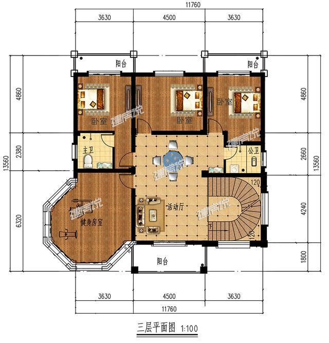 花60萬建的豪宅，在村里只能算是普通家庭，在村里還排不上名次。