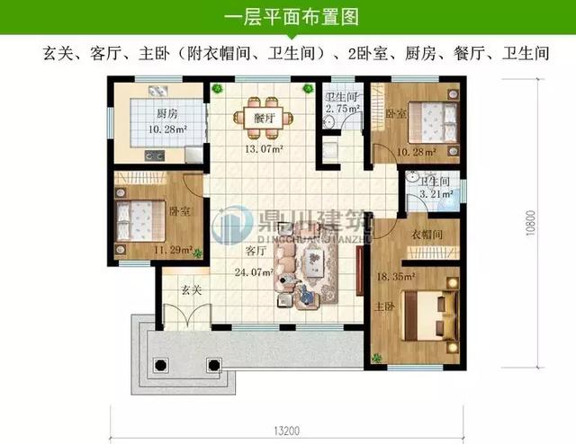 精選農村9款經(jīng)典別墅戶型，第一款、第九款都是共堂屋雙拼別墅，包你喜歡！