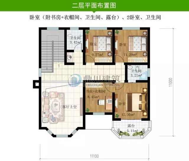 精選農村9款經(jīng)典別墅戶型，第一款、第九款都是共堂屋雙拼別墅，包你喜歡！