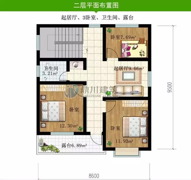 精選農村9款經(jīng)典別墅戶型，第一款、第九款都是共堂屋雙拼別墅，包你喜歡！