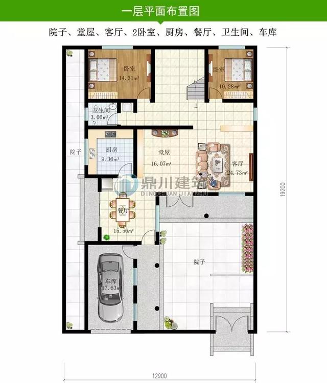 精選農村9款經(jīng)典別墅戶型，第一款、第九款都是共堂屋雙拼別墅，包你喜歡！