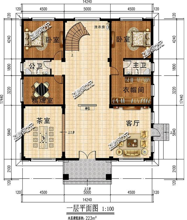 火爆全農(nóng)村的新中式別墅戶型，建棟在老家，人人都夸你有眼光，也給自己長面子。