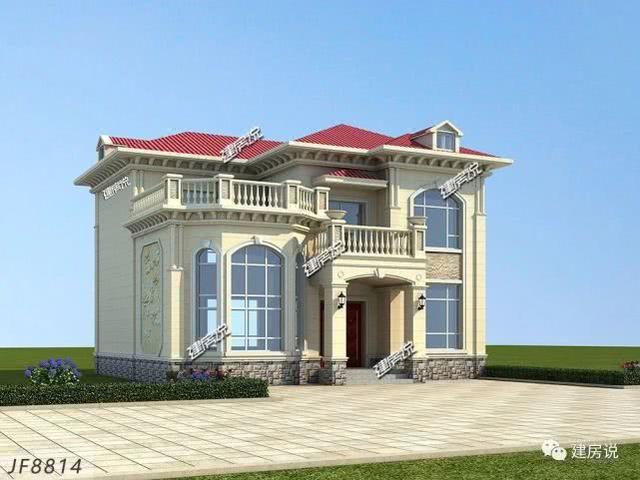 花33萬(wàn)建了棟漂亮二層歐式別墅，外觀清新靚麗，室內(nèi)布局贊，四方八鄰繞路來(lái)參觀