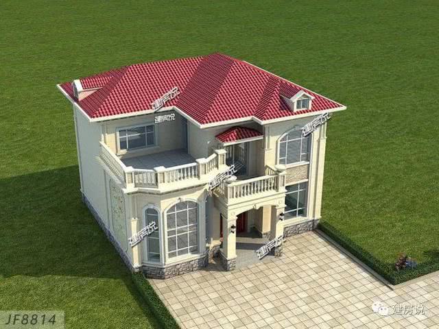 花33萬(wàn)建了棟漂亮二層歐式別墅，外觀清新靚麗，室內(nèi)布局贊，四方八鄰繞路來(lái)參觀