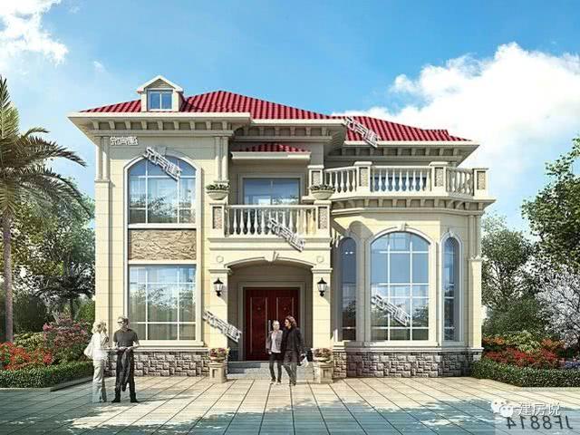 花33萬(wàn)建了棟漂亮二層歐式別墅，外觀清新靚麗，室內(nèi)布局贊，四方八鄰繞路來(lái)參觀