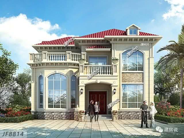 花33萬(wàn)建了棟漂亮二層歐式別墅，外觀清新靚麗，室內(nèi)布局贊，四方八鄰繞路來(lái)參觀