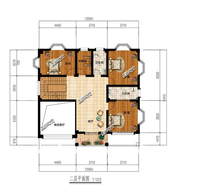 帶車庫的三層住宅設(shè)計(jì)圖，40萬蓋起，選這款戶型吃不了虧，美觀有面子。