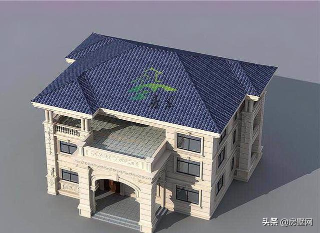 農(nóng)村三層歐式別墅設(shè)計(jì)圖，滿屏的華貴氣息，適合所有人的戶型，建造的效果比效果圖還要漂亮。