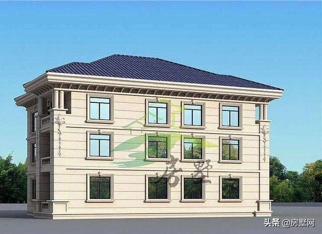 農(nóng)村三層歐式別墅設(shè)計(jì)圖，滿屏的華貴氣息，適合所有人的戶型，建造的效果比效果圖還要漂亮。