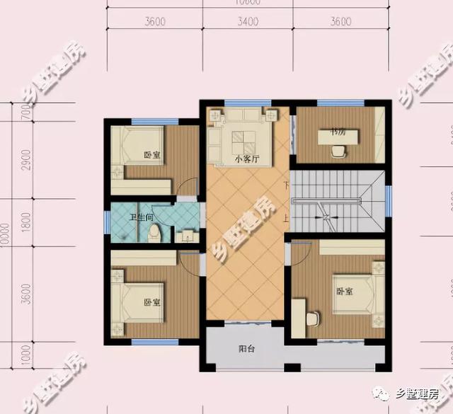 三層別墅，大氣婉約，精致絕美，露臺(tái)層層疊加，越看越喜歡。
