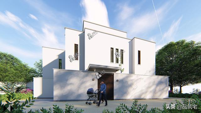 二層現(xiàn)代風格別墅，既舒適實用又簡潔耐看，全村第一棟，引領(lǐng)別墅新潮流！