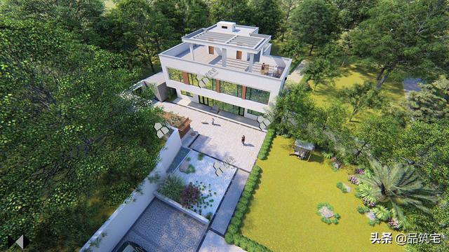 二層現(xiàn)代風格別墅，既舒適實用又簡潔耐看，全村第一棟，引領(lǐng)別墅新潮流！