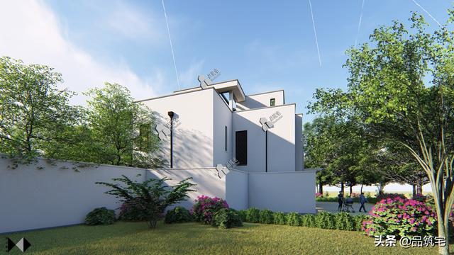 二層現(xiàn)代風格別墅，既舒適實用又簡潔耐看，全村第一棟，引領(lǐng)別墅新潮流！