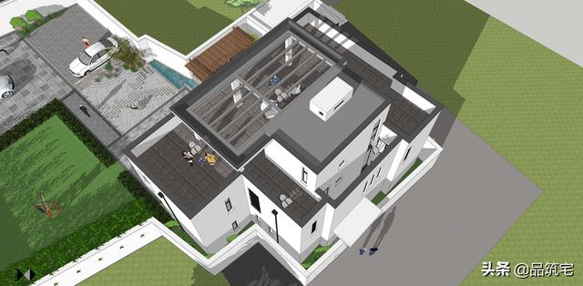 二層現(xiàn)代風格別墅，既舒適實用又簡潔耐看，全村第一棟，引領(lǐng)別墅新潮流！