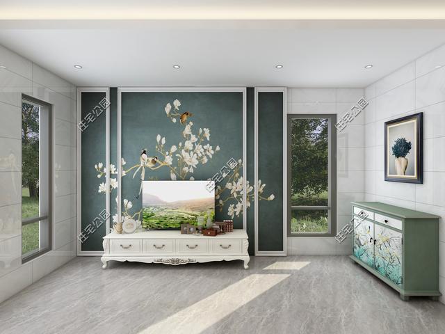 占地面積134平的三層別墅自建房，設(shè)計了6間臥室，足以滿足家人生活。