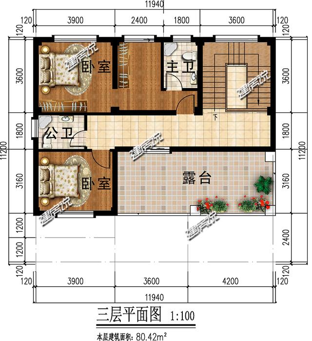 占地110平的三層小別墅設(shè)計(jì)圖，符合大眾需求的好戶型！
