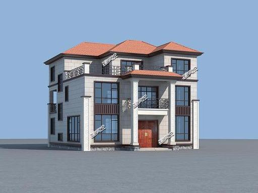 在農(nóng)村建一棟美美的三層新中式別墅設(shè)計(jì)圖，一定是一道亮麗的風(fēng)景線！