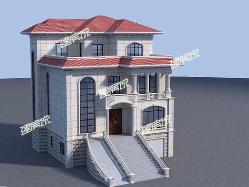 帶露天游泳池的三層樓房設(shè)計(jì)圖，豪華霸氣極了，蓋一棟就是享受！