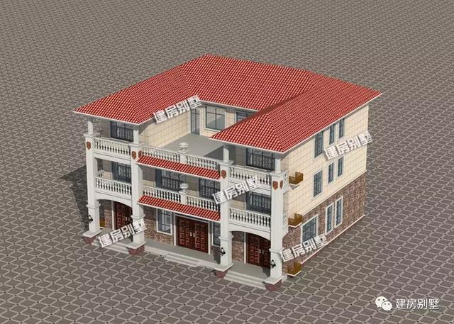 共堂屋設(shè)計的三層雙拼別墅戶型，滿足您的需求。