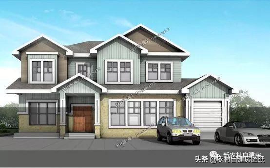 8套10米進深左右的農村別墅設計圖，無論選二層還是三層的，人人看了都羨慕。