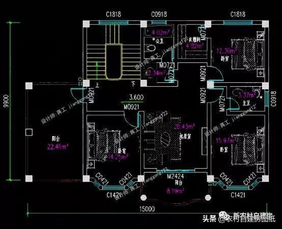 8套10米進深左右的農村別墅設計圖，無論選二層還是三層的，人人看了都羨慕。