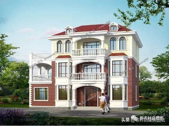 8套10米進深左右的農村別墅設計圖，無論選二層還是三層的，人人看了都羨慕。