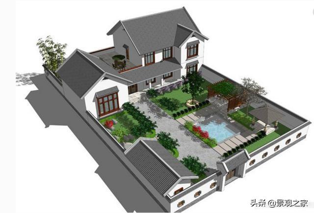 帶前后院的二層農(nóng)村自建房，兩種不同建造風(fēng)格，你喜歡哪套呢？